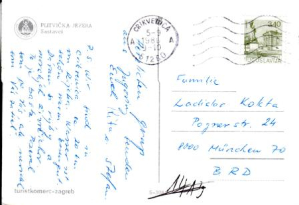 Plitvička Jezera - Plitvicer Seen - HR 1980 95 001 ●